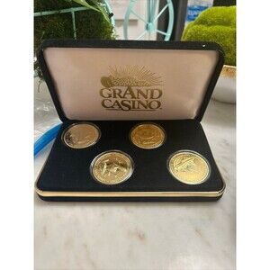 1995-1996 Grand Casino, MS Gulfcoast Coin Set